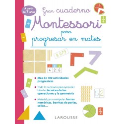 Gran cuaderno Montessori para progresar en mates  