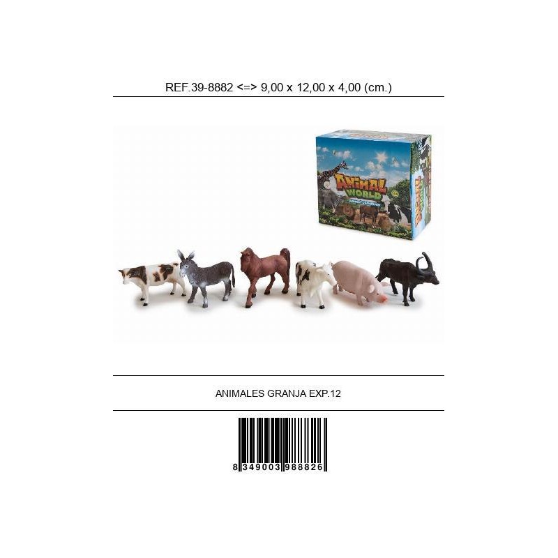 Animales granja surtidos