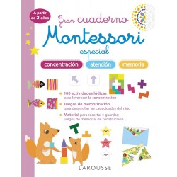 Gran cuaderno Montessori especial concentración  a