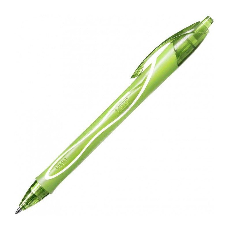 Bolígrafo Bic Gelocity Verde Pastel