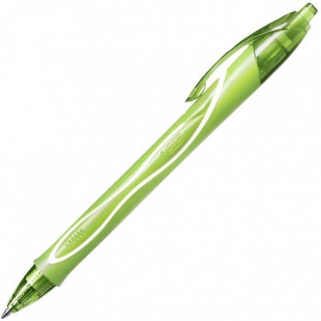 Bolígrafo Bic Gelocity Verde Pastel