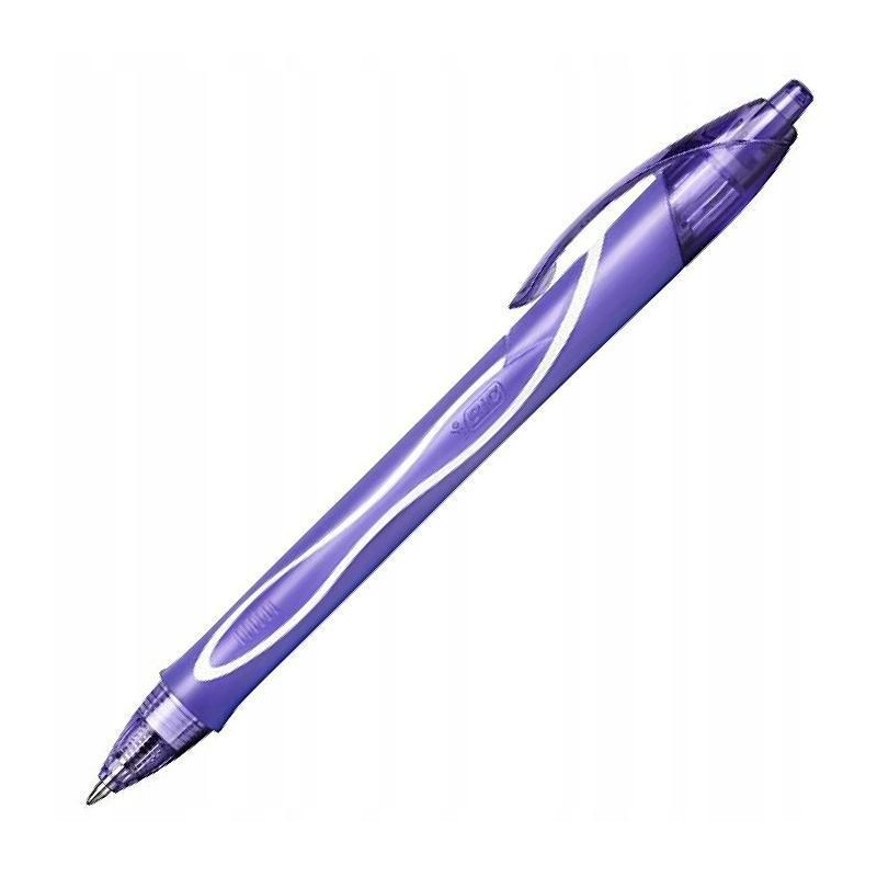 Bolígrafo bic gelocity lila
