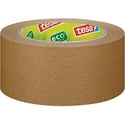 Precinto tesapack 50x50 papel ecologico marron