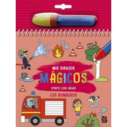 Mis dibujos mágicos  ¡Pinto con agua  Los bomberos