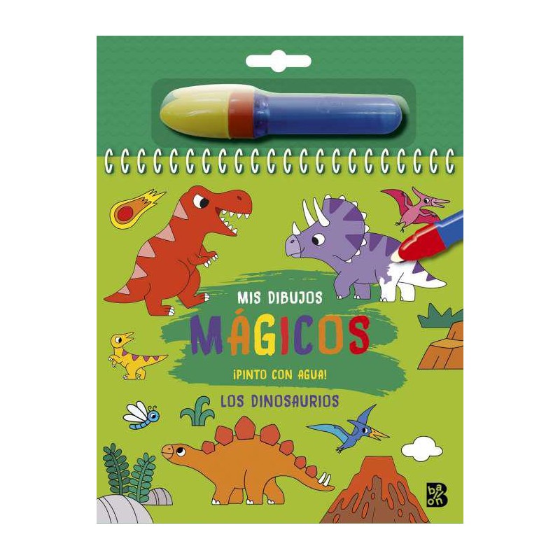 Mi dibujos mágicos ¡Pinto con agua Los dinosauri Mi dibujos mágicos ¡Pinto con agua Los dinosauri