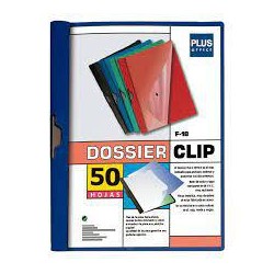Dossier pinza plus A4 50 hojas azul