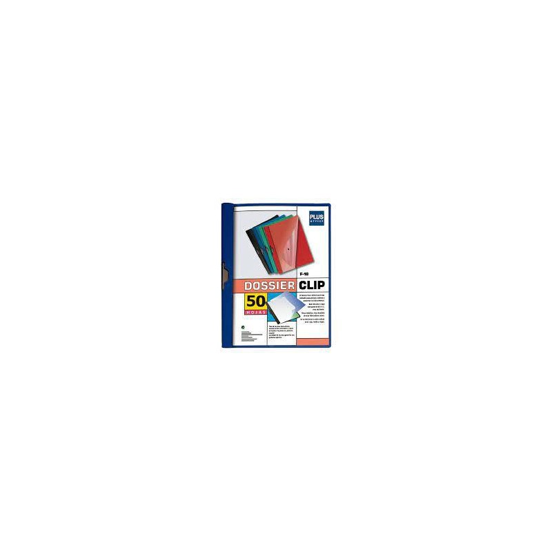 Dossier pinza plus A4 50 hojas azul