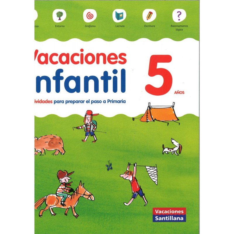 Vacaciones santillana infantil  5 años