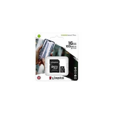 Tarjeta micro sd 16 GB kingston