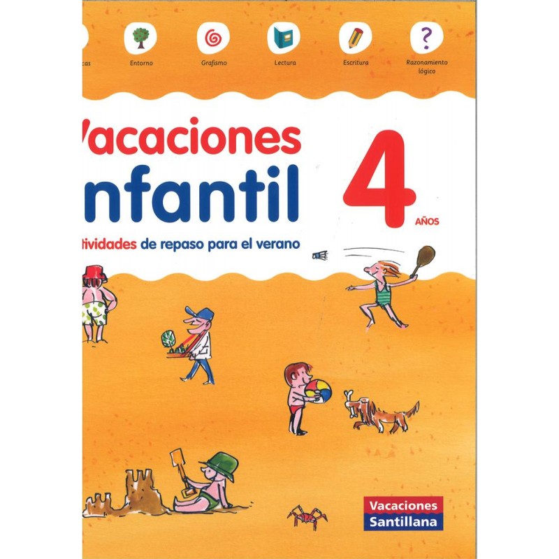 Vacaciones santillana infantil 4 años