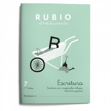 Cuaderno rubio escritura 7 