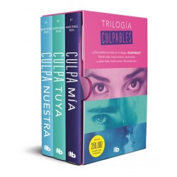 Trilogía Culpables  estuche con  Culpa mía   Culpa