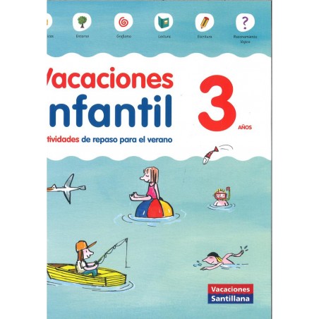 Vacaciones santillana infantil 3 años