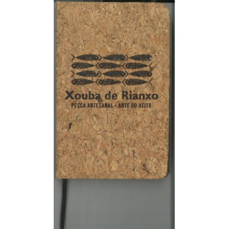 Libreta pequeña con goma xouba de rianxo