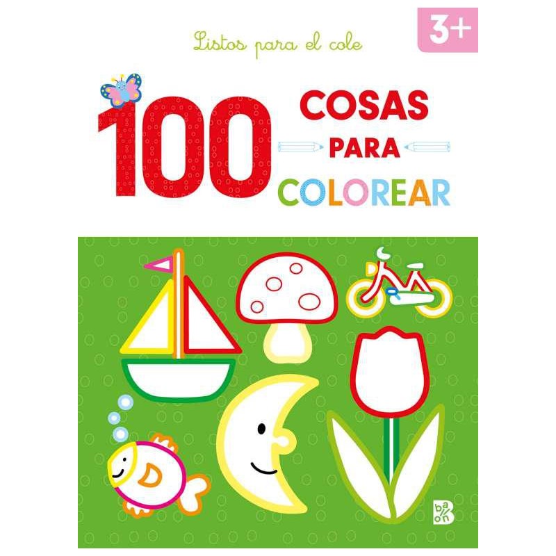 100 cosas para colorear  Listos para el cole
