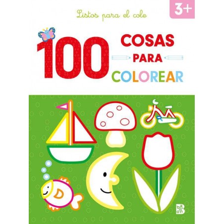 100 cosas para colorear  Listos para el cole