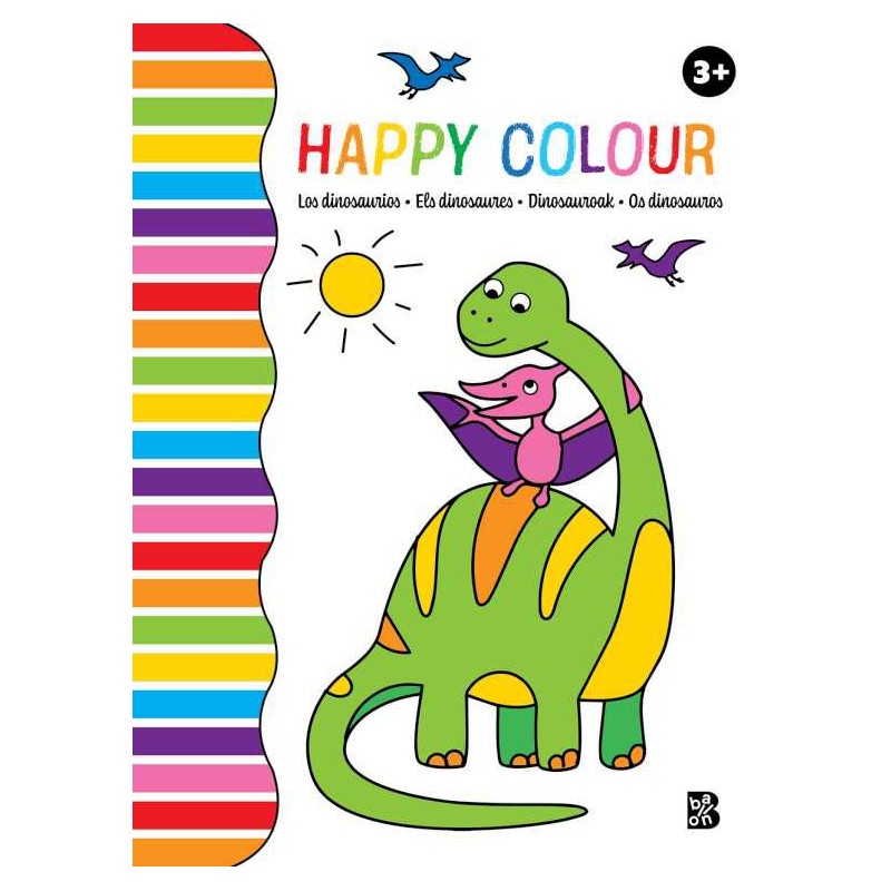 Happy colour Los dinosaurios Happy colour Los dinosaurios