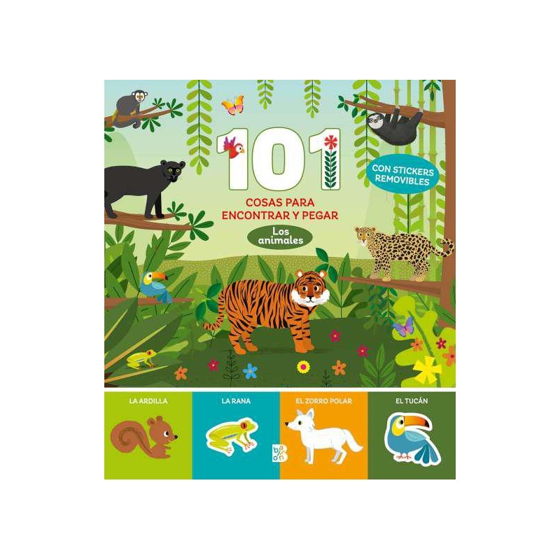 101 cosas para encontrar y pergar Los animales 101 cosas para encontrar y pergar Los animales