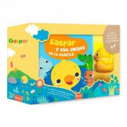 Libro de baño en caja  Gaspar y sus amigos en la c
