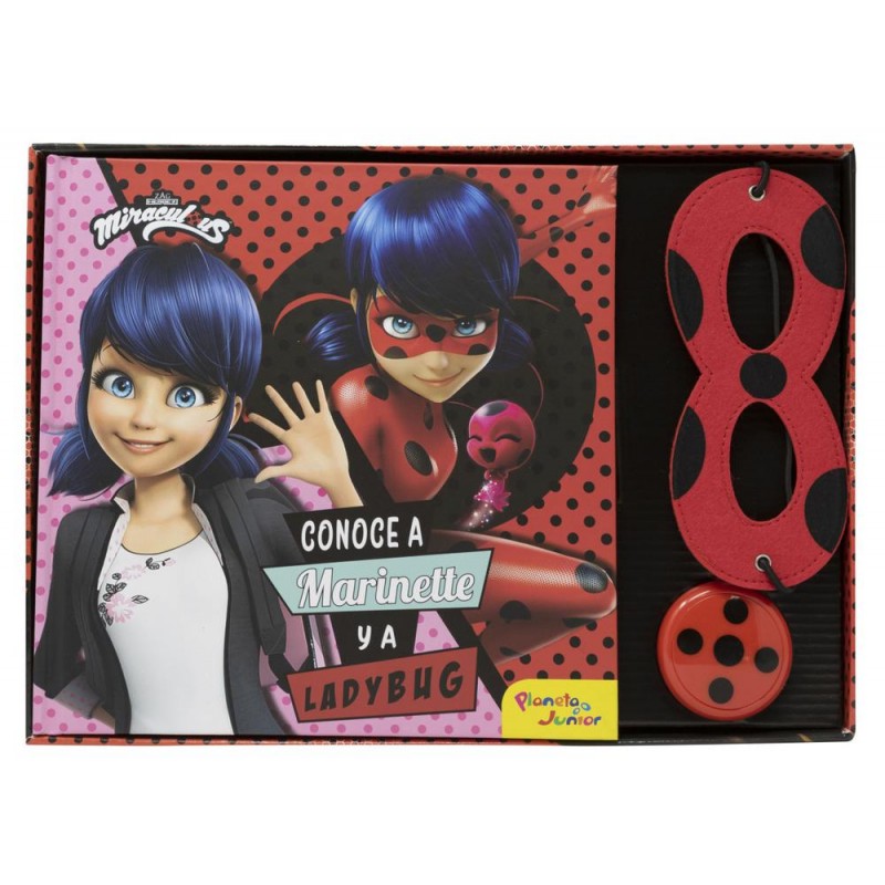 Miraculous  Libro con antifaz y yoyó