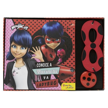 Miraculous  Libro con antifaz y yoyó