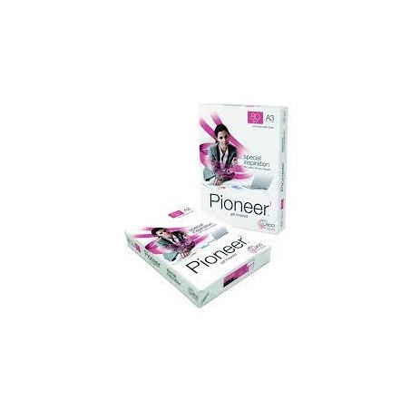 Papel A3 pionner 500 hojas 80 gramos