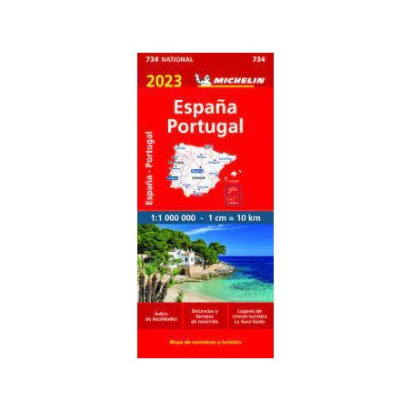 Mapa carreteras España - Portugal
