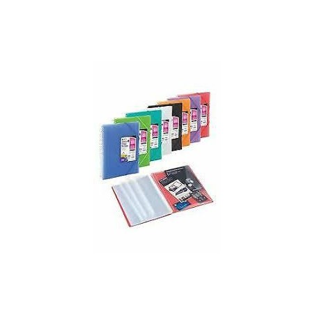Carpeta 50 fundas con espiral carchivo negra