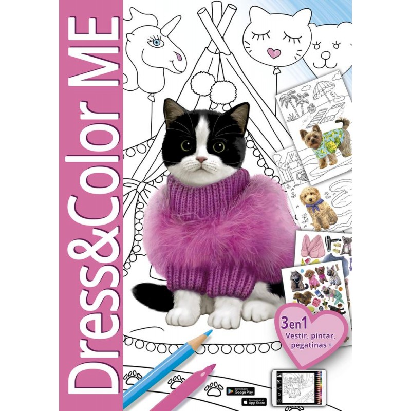 Animales  Srees & color me A4