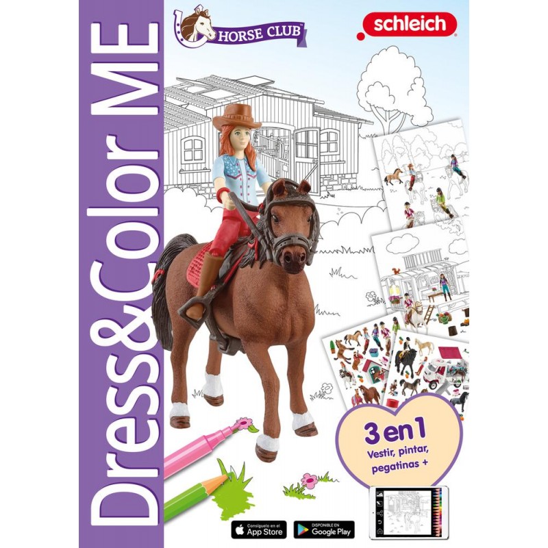 Schleich horse club  Dress & color ME A4 