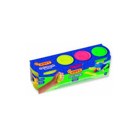 Pack 3 botes blandiver soft dough fluor 110gr