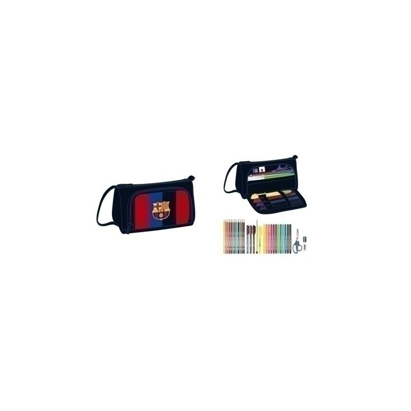 Portatodo FC Barcelona con bolsillo desplegable Portatodo FC Barcelona con bolsillo desplegable