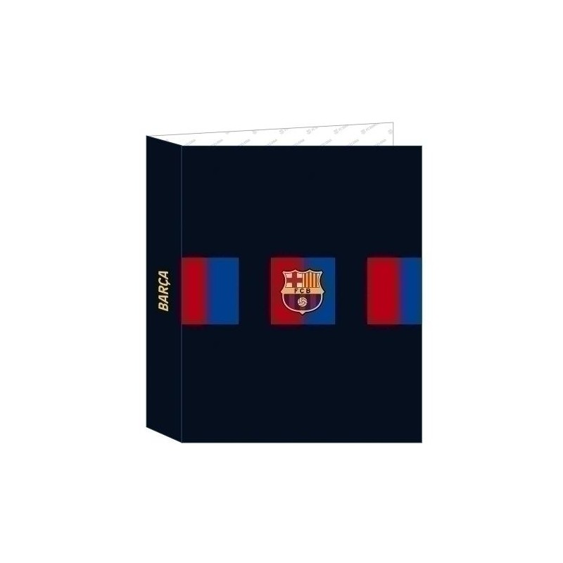 Carpeta FC Barcelona  4 anillas tamaño folio ancha