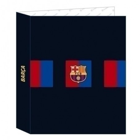 Carpeta FC Barcelona  4 anillas tamaño folio ancha