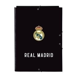 Carpeta Real Madrid tamaño folio gomas y solapas