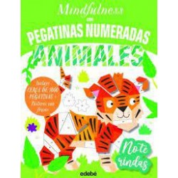 Mindfulness con pegatinas numeradas  Animales
