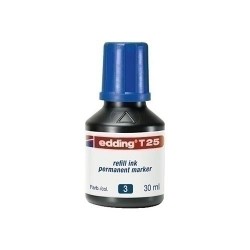 Bote tinta rotulador edding frasco 30 ml azul