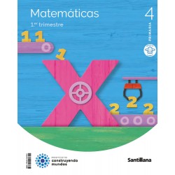 Matemáicas 4º primaria mochila ligera