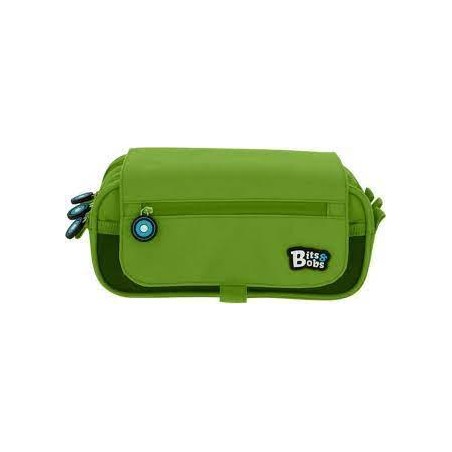 Portatodo Triple con Solapa Bits&Bobs Verde