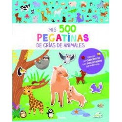 Mis 500 pegatinas de crías de animales