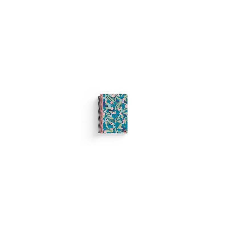 Cuaderno A5 espiral loops 80 hojas punteado