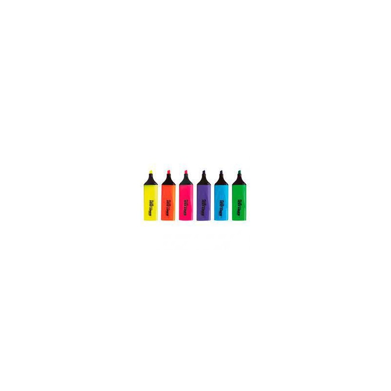 Marcador fluorescente plus text liner 2 6 color su