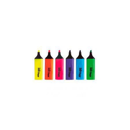 Marcador fluorescente plus text liner 2 6 color su