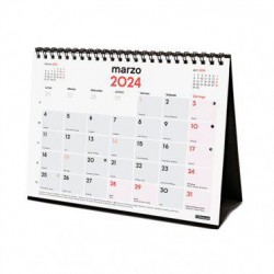 Calendario Finocam 2024 de Sobremesa Neutro Espira