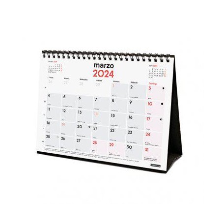 Calendario Finocam 2024 de Sobremesa Neutro Espira