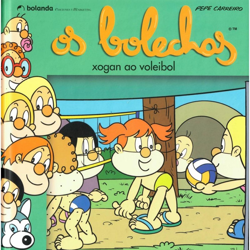 Os bolechas xogan ao voleibol
