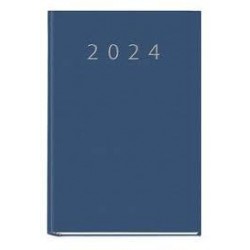 Agenda praxi 2024 145x210mm día página azul