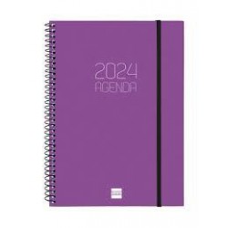 Agenda finocam 2024 opaque E10 semana vista morado