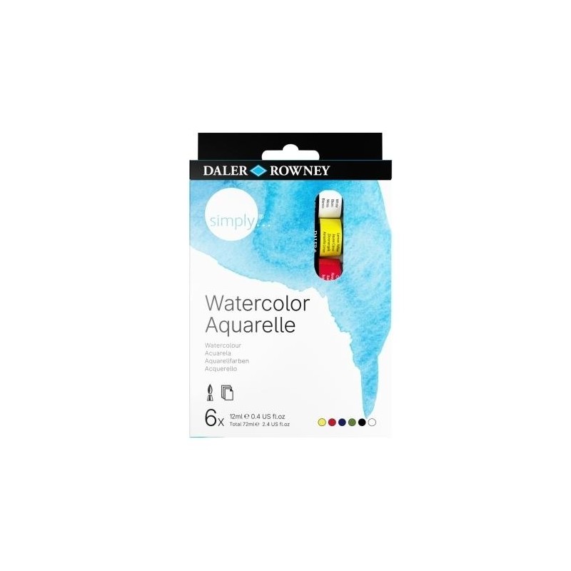 Estuche de 6 acuarelas 12 ml Estuche de 6 acuarelas 12 ml