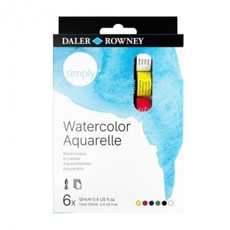 Estuche de 6 acuarelas 12 ml
